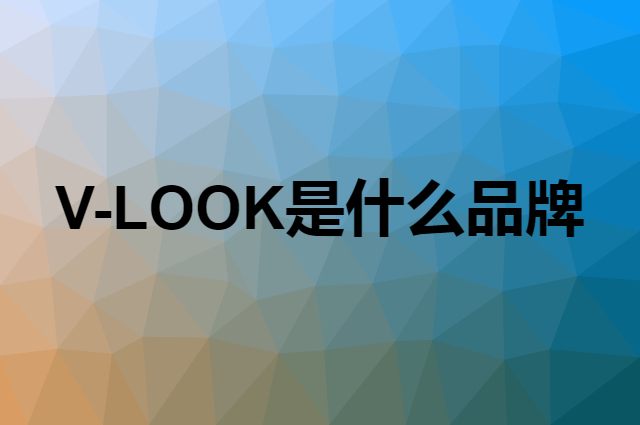 V-LOOK是什么品牌，怎么加入自己的供应链？