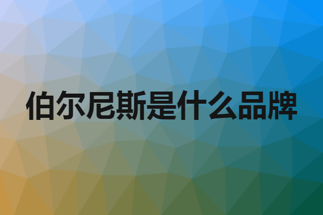 伯尔尼斯是什么品牌，怎么加入自己的供应链？